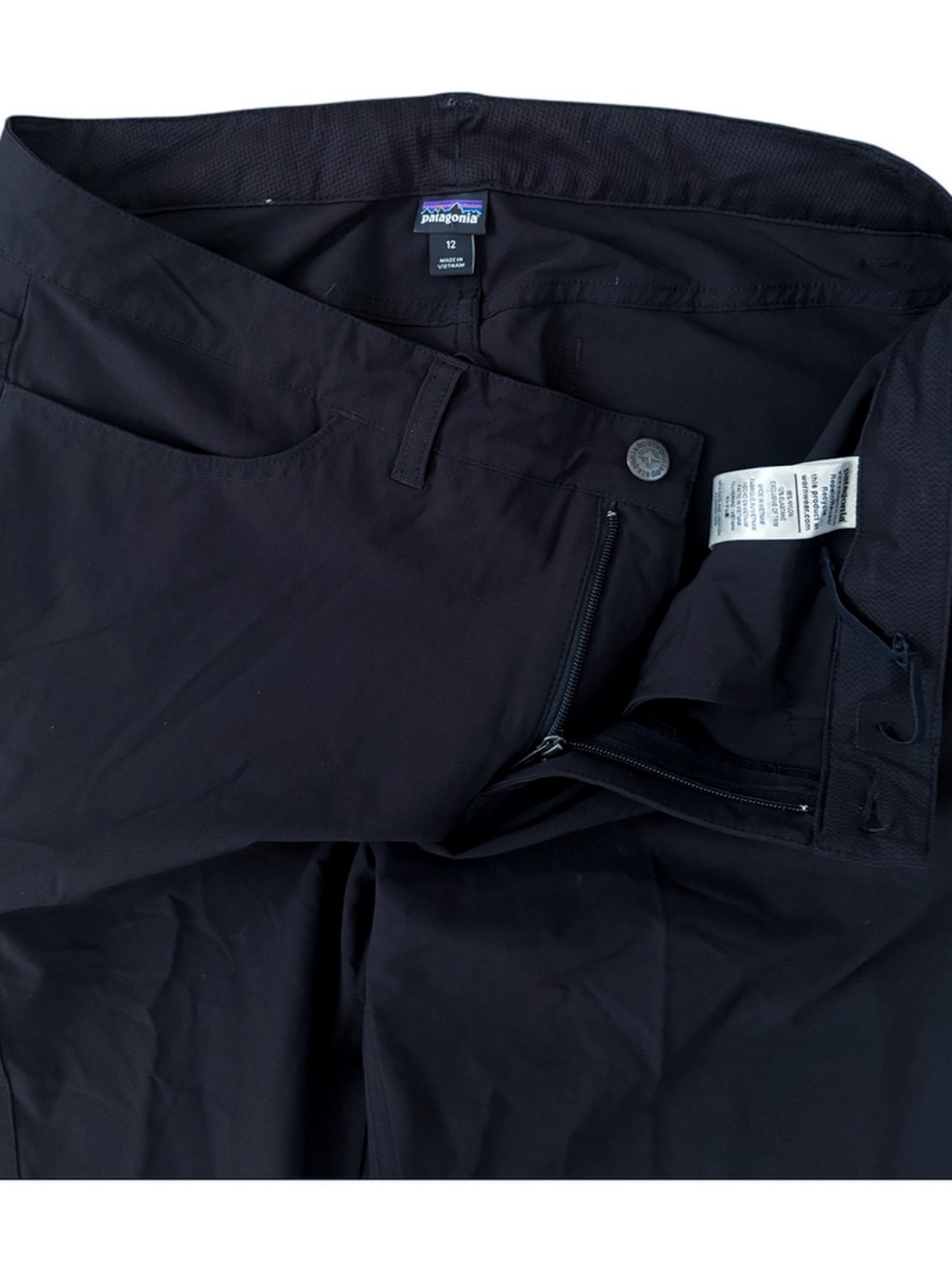 Patagonia Women's Skyline Traveler Pants Size 12 Short. Black - Picture 5 of 7